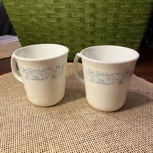 Vintage Corning/Corelle Sea & Sand Coffee Mug/Tea Cup (set of 2)